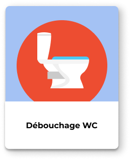 Illustration d'un WC pour illustrer la catégorie "débouchage WC" - plombier chauffagiste Nemours